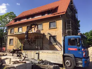 Vordachentfernung