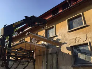 Vordachentfernung